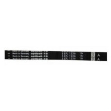 Ремень 1236 J5 EPJ 1N Optibelt для стиральной машины 1192мм черный, белая надпись, (1200/1400/1600 RPM 42/47)ALVA