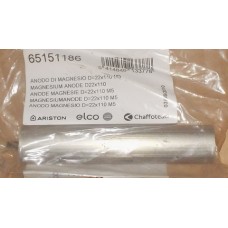 Магниевый анод для водонагревателя Ariston (Аристон) - 65151186 - 22x110мм M5
