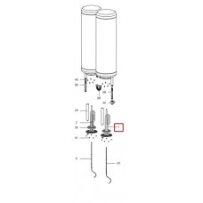 Нагревательный элемент (ТЭН) для водонагревателя Ariston (Аристон) 1500W - 65152175