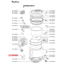 Держатель электронного модуля мультиварки Moulinex (Мулинекс) SS-994562