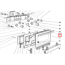 Ручка двери духовки Indesit (Индезит) /Ariston (Аристон) - 033325, 481951148674