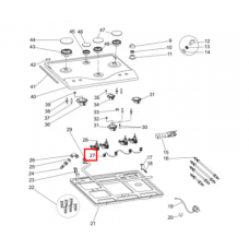 Блок микровыключателей для стиральной машины Indesit/Ariston -264307