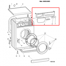 Передняя панель для стиральной машины Indesit/Ariston - 078622