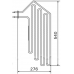 ТЭН HARVIA - тэн харвия 2000W ZSF-30 (ZSF-30) L=513x280mm  - нагревательный элемент для печи сауны