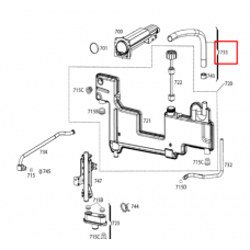 Трубка дренажная для плиты Electrolux (Электролюкс)/AEG/Zanussi - 3577739018