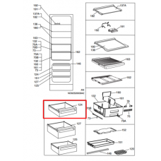 Ящик морозильной камеры для холодильника Electrolux (Электролюкс)/Zanussi/AEG- 2058998804, 2058998655