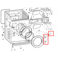 Ручка управления для стиральной машины Indesit (Индезит) 066079