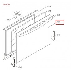 Стекло внешнее двери духовки GORENJE 429775