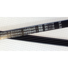 Ремень 1110 J4 EPJ 5V Optibelt для стиральной машины 1070мм черный, белая надпись