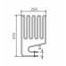 ТЭН Harvia - тэн харвия 1500W ZSS-110 (ZSS110) L=3100mm - нагревательный элемент для печи сауны