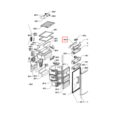 Крышка балкона  для холодильника Whirlpool (Вирпул) - 481241820172