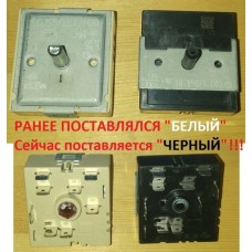 Переключатель мощности стеклокерамической конфорки EGO двухзонный EGO 50.55021.100 - ЧЕРНЫЙ, ПРОМО