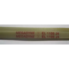 Ремень 1105 J4 Megadyne для стиральной машины 1115мм черный, желтая надпись в/з 481935810036, BLJ108UN, WN255