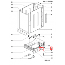 Кулачок каретки TLPH2001 для Indesit/Ariston - 083792