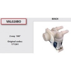 Клапан электромагнитный для стиральной машины Bosch (Бош)/Siemens (Сименс)- 2x180 Ø14mm - 428210, 171261