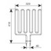 ТЭН Harvia - тэн харвия 3000W ZSK-720 (ZSK720) 230V - нагревательный элемент для печи сауны,см. HTS003HR