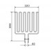 ТЭН Harvia - тэн харвия 2500W ZSL-314 (ZSL314) L=3856mm - нагревательный элемент для печи сауны, см. HTS001HR